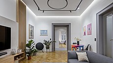 Sv�telnou pohodu zaji��ují svítidla od SLV a LED záv�sné svítidlo, která jsou...