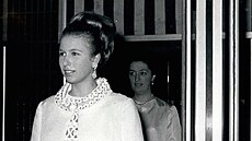 Princezna Anna na londýnské premié�e filmu Run Wild, Run Free (4. �ervna 1969)