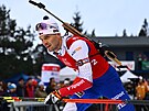 Adam Václavík na záv�re�né exhibici v Jablonci nad Nisou, kde se lou�il s...