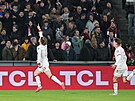 Kasper Högh oslavuje druhý dánský gó.l