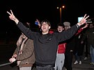 �e�i slaví postup fotbalové reprezentace na mistrovství sv�ta.