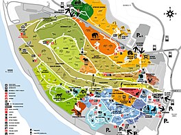 Abyste zbyte�n� nebloudili, máte tu aktuální mapu Zoo Praha.