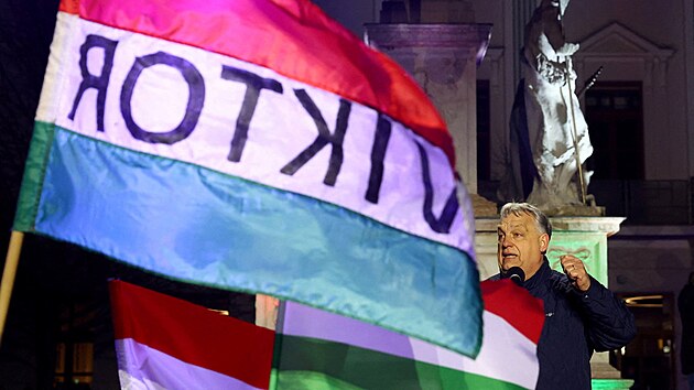 P�edvolební mítink Viktora Orbána ve m�st� Györ (27. b�ezna 2026)