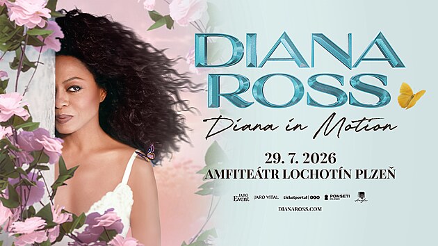 Zp�va�ka Diana Ross v Plzni