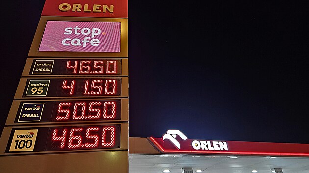�erpac� stanice Orlen, Hru�ovany nad Jevi�ovkou (20. b�ezna 2026)
