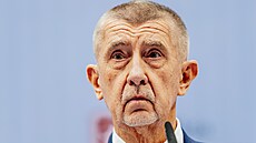Andrej Babi� hovo�í po jednání vlády. (30. b�ezna 2026)