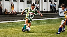 Dánský fotbalista Kasper Saaby v dresu tehdej�ího prvoligového nová�ka z...