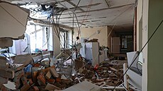 Ruské no�ní útoky dron� zasáhly nemocnici v Od�se (31. b�ezna 2026)