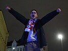Spokojený �eský fanou�ek po postupu národního týmu na MS 2026.