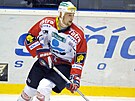 Libor Zábranský v dresu Pardubic, s nimi� kon�il svoji kariéru.