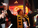 �e�i slaví postup fotbalist� na MS.
