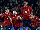 Kapitán fotbalové reprezentace Ladislav Krej�í, Vladimír Coufal, Tomá� Chorý a...