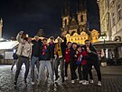 Vy�lo to! �e�tí fanou�ci a jejich radost z postupu na mistrovství sv�ta v...