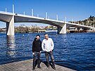 Architekti mostu �t�pán Bra�ka a Radek �íma z Atelieru 6 (9. dubna 2026)