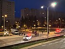 Policisté vy�et�ují výbuch dvou bankomat� u OC Opatovská na Praze 4. (4. dubna...