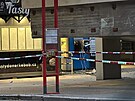 Policisté vy�et�ují výbuch dvou bankomat� u OC Opatovská na Praze 4. (4. dubna...