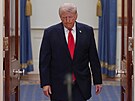 Prezident Donald Trump hovo�il v Bílém dom� o válce s Íránem. (1. dubna 2026)