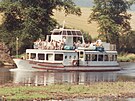 Lod� na Brn�nské p�ehrad� na historických snímcích z roku 1997.