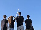 U mise Artemis byli n�kte�í ú�astníci projektu mise Zero-G z �eska. Julie...