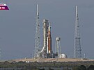 Poslední desítky minut p�ed startem mise Artemis II