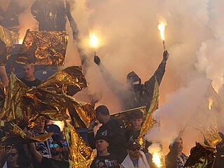 Pohled do kotle Baníku p�i zápase se Slavií.