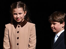 Princezna Charlotte a princ Louis ve Windsoru (5. dubna 2026)