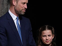 Princ William a princezna Charlotte ve Windsoru (5. dubna 2026)