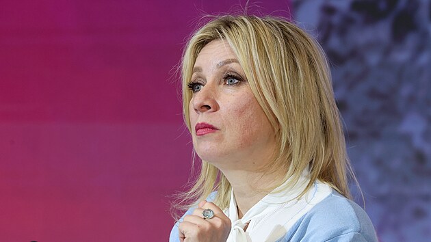 Mluv�� rusk� diplomacie Marija Zacharovov� (7. dubna 2026)
