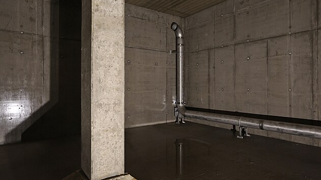 Dosud nenapu�t�n� komory maj� v�raznou akustiku s n�kolik sekund dlouh�m dozvukem.