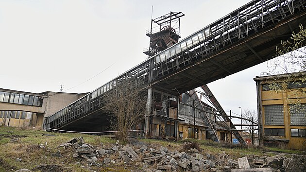 Are�l dolu Centrum na Mostecku. (1. dubna 2026)