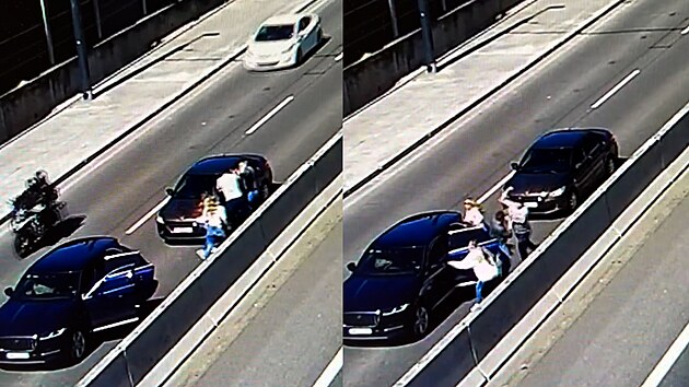 Rva�ka �idi�� v Bratislav�: uprost�ed silnice létaly p�sti i berle