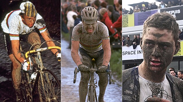 Peklo severu bez slitování. Takové byly nejbahnit�j�í ro�níky Pa�í��Roubaix