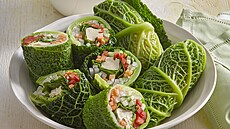 Kapustové závitky s tofu a medv�dím �esnekem