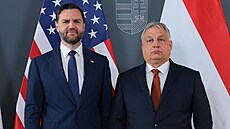 Ma�arský premiér Viktor Orbán se v Budape�ti v setkává s viceprezidentem USA J....