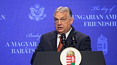 Ma�arský premiér Viktor Orbán se v Budape�ti v setkává s viceprezidentem USA J....