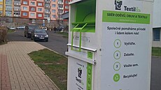 V ulicích Jirkova byly rozmíst�ny nové kontejnery na pou�itý textil. Obyvatelé...