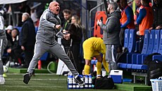 Vít�zství. Ale� Majer se raduje ze t�í bod�, které Boleslav získala v Olomouci.