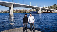 Architekti mostu �t�pán Bra�ka a Radek �íma z Atelieru 6 (9. dubna 2026)