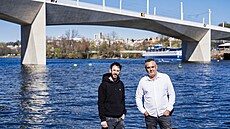 Architekti mostu �t�pán Bra�ka a Radek �íma z Atelieru 6 (9. dubna 2026)