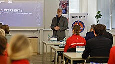 Prezident Petr Pavel na úvod náv�t�vy Brna zavítal za zdravotníky týmu Czech...