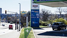 Ceny pohonných hmot na �erpací stanici OMV v Praze. (7.dubna 2026)