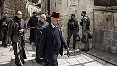 Velikonoce ve svaté zemi. Izrael�tí pohrani�níci sledují skupinu...