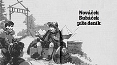 IIlustrace z knihy Nová�ek Bubá�ek pí�e deník