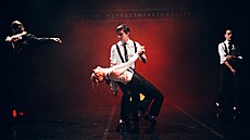 Michal Kern, Vanda Hybnerová, Marek Zelinka a Martin Donutil v p�edstavení...