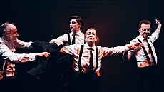 Michal Kern, Vanda Hybnerová, Marek Zelinka a Martin Donutil v p�edstavení...
