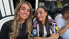 Na turínský stadion Allianz Stadium dorazila Dorothea Wiererová v doprovodu...