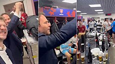 �e�tí fotbalisté slavili postup na MS s hudbou Dary Rolins.