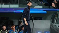 Álvaro Arbeloa, trenér Realu Madrid, v úvodním �tvrtfinále Ligy mistr� proti...