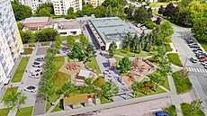 Revitalizace Lidického nám�stí v Rychnov� nad Kn�nou