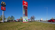 Benzinka Orlen na dálnici D11 sm�r z Hradce Králové do Prahy (7. dubna 2026)